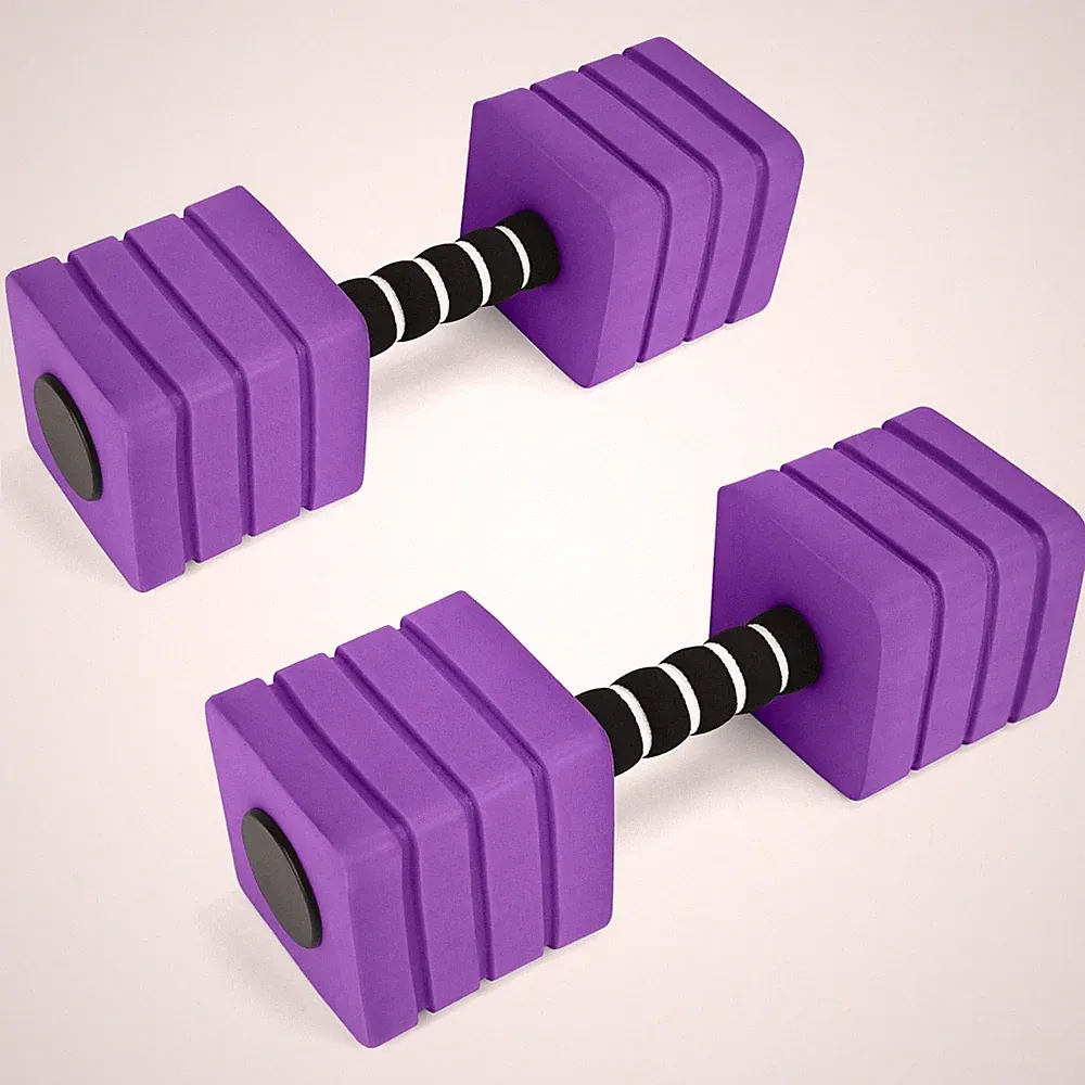 Aquatic Exercise Dumbbells, 2PCS Foam Water Weights, Aerobic Exercise Fitness...