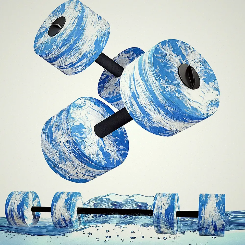 Aquatic Exercise Dumbbells 3-in-1 Adjustable Water Weights Pool HAPBEAR