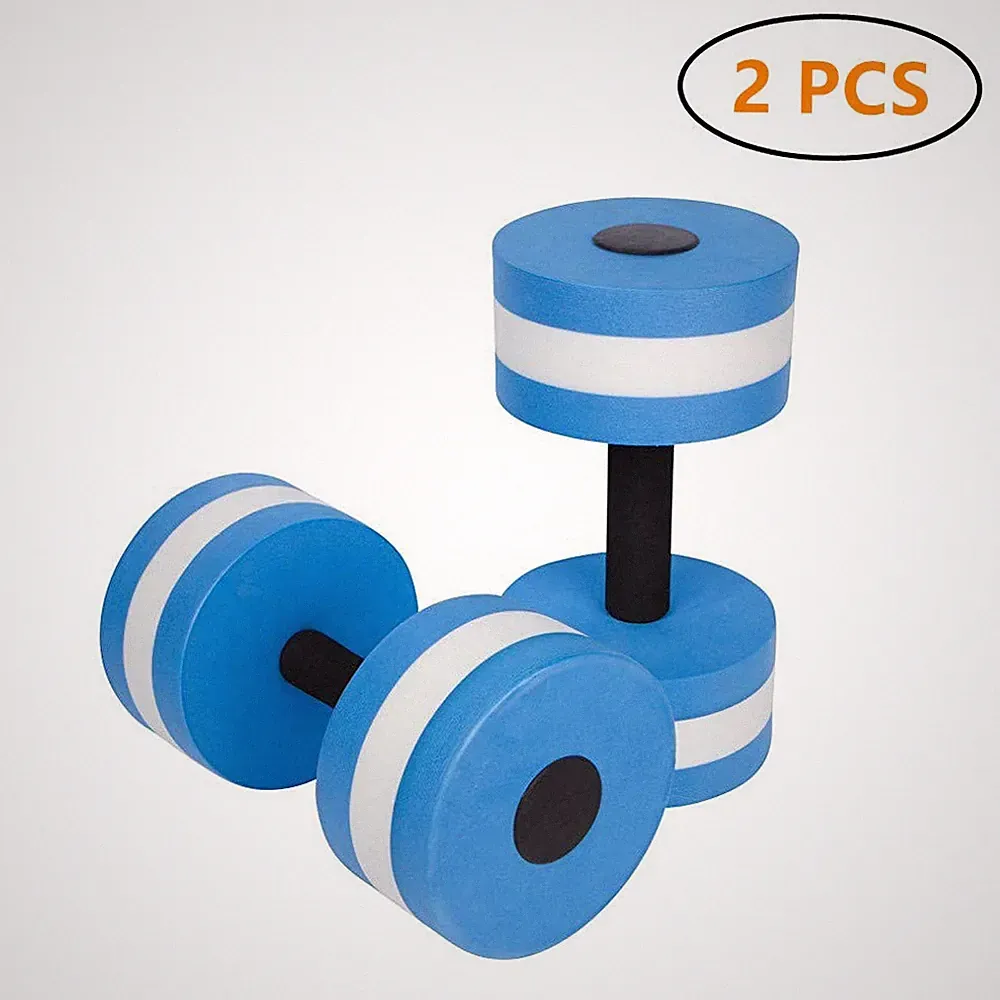 Aquatic Exercise Dumbbells Aqua Fitness Hand Bars Set of 2 for Water Aerobics