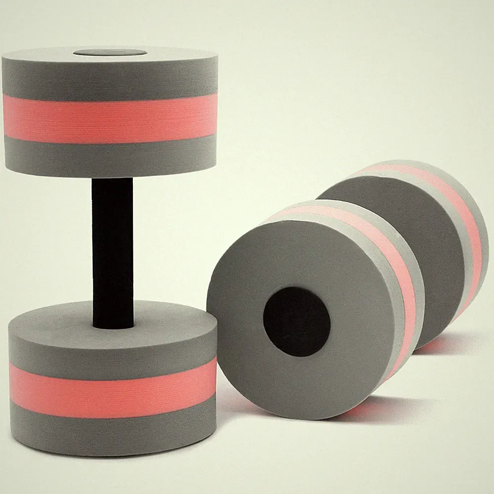 Aquatic Exercise Dumbbells - Set of 2 for Water Aerobics Fitness an... Fast Ship