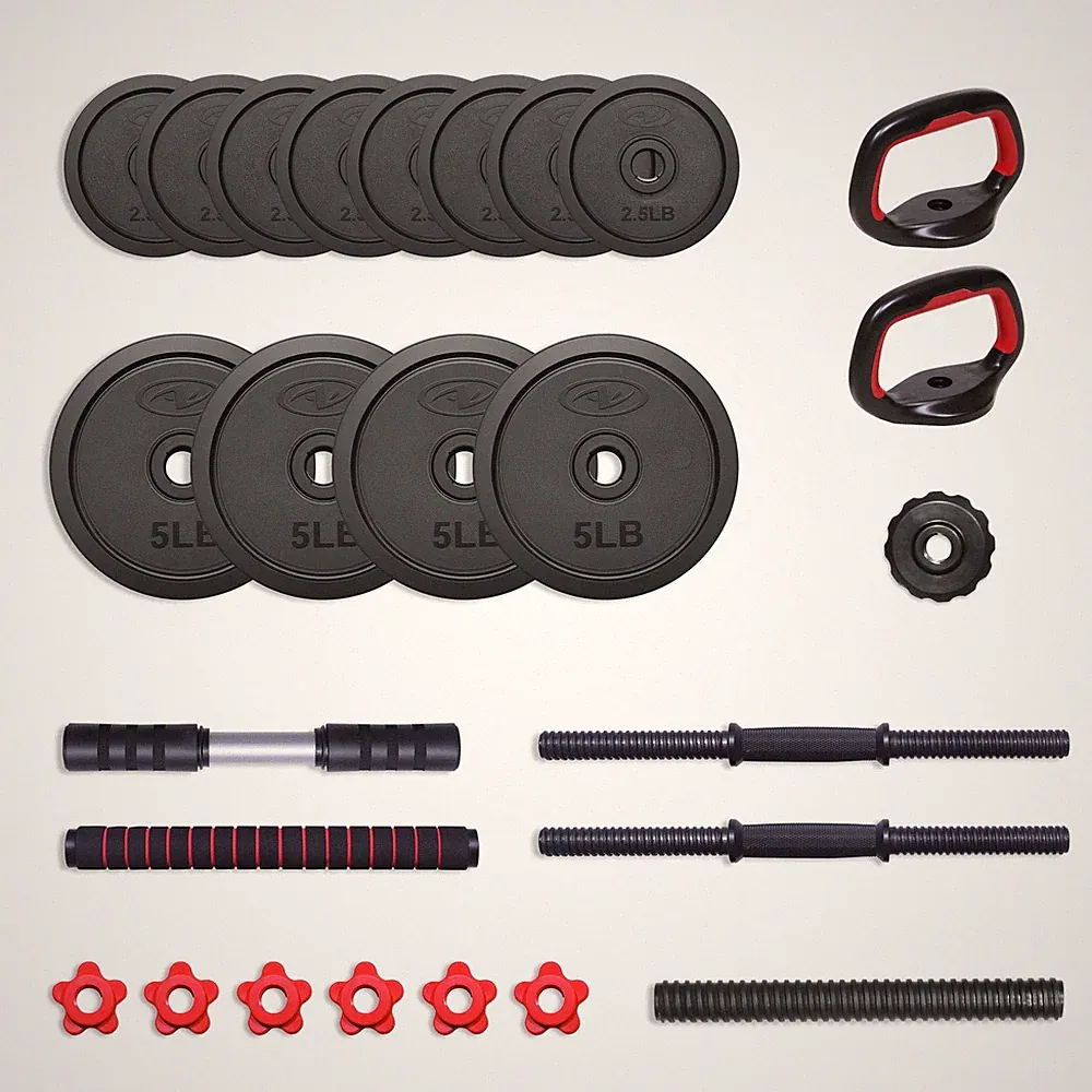 Athletic Works 40lb Adjustable Dumbbell Set 5 in 1