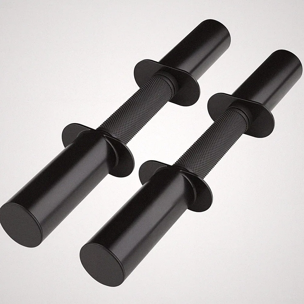 Aywaiwhl Pair Of 16 Olympic Dumbbell Handles For 2-Inch Plates Loadable