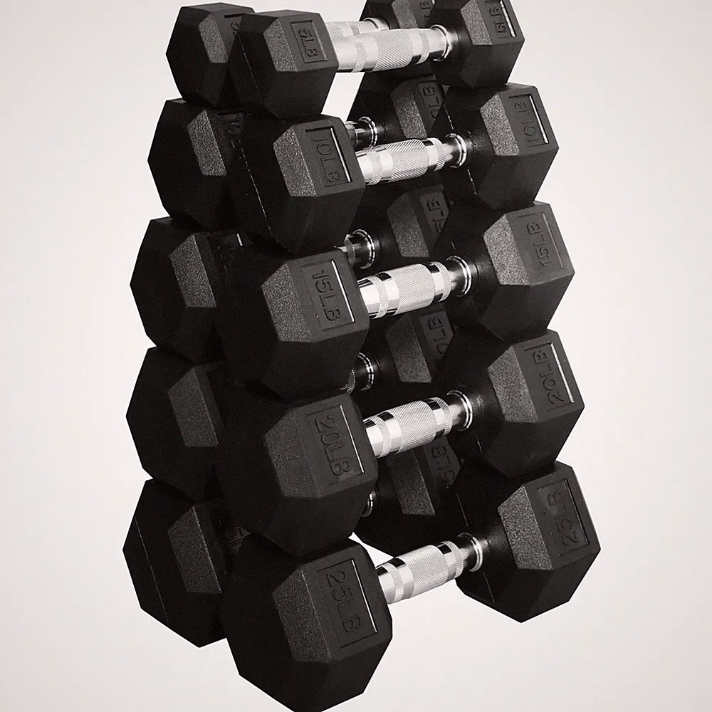 BalanceFrom 150 LB Dumbbell Set, Pair of 5, 10, 15, 20, 25 LBs, Multiple Package