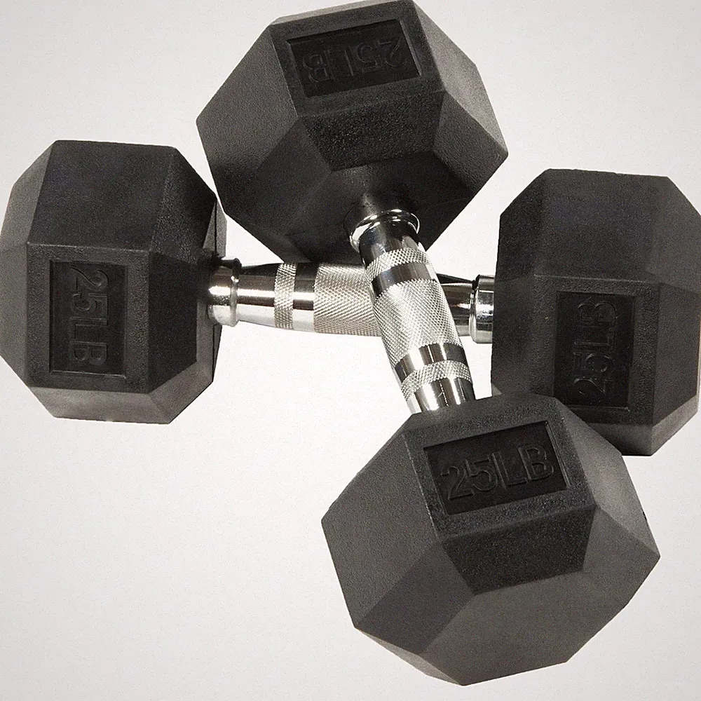 neoprene dumbbells 25 lbs pair