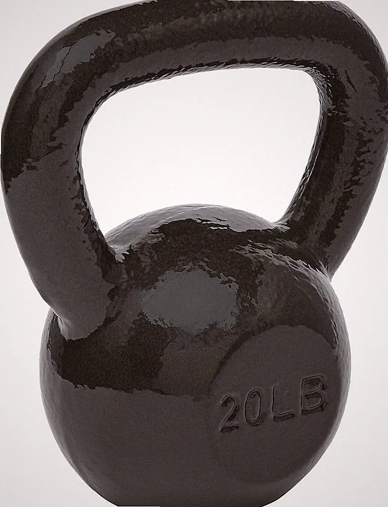 Balck Kettlebell Cast Iron Kettlebell 10/15/20/25/30/35/40/45/50/60LB NEW