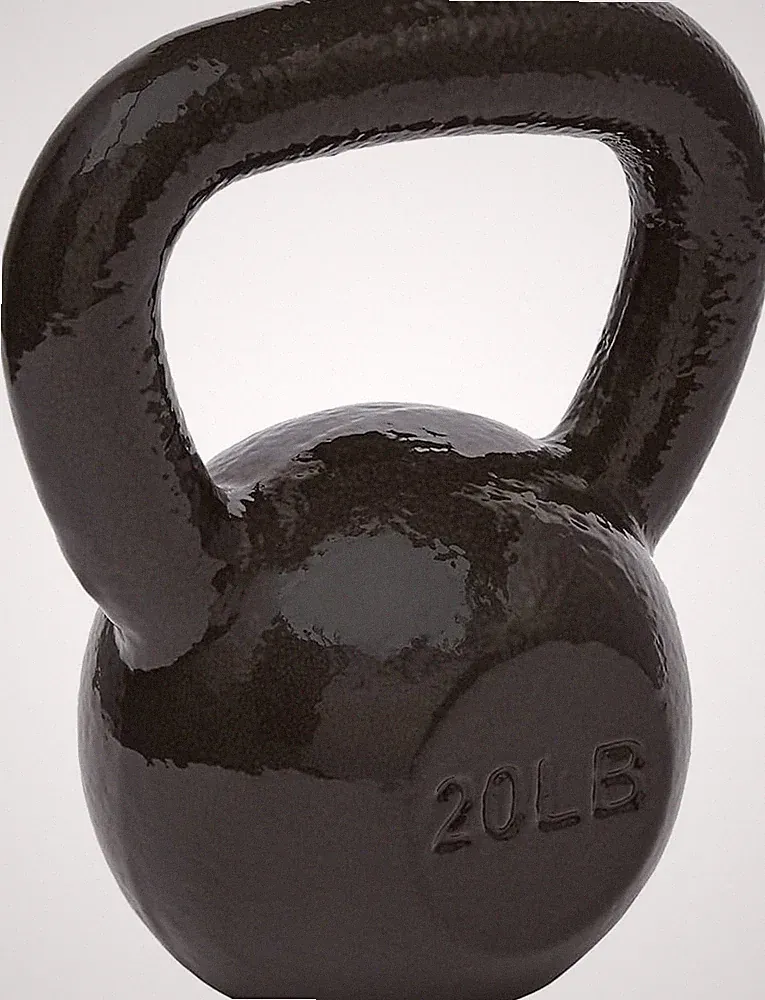 Balck Single Kettlebell Cast Iron Kettlebell 10/15/20/25/30/35/40/45/50/60LB