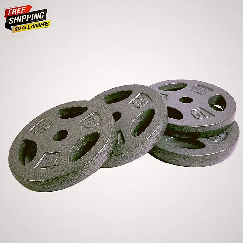 Barbell, 40 Lb Standard 1" Weight Plate Set, (10 Lb X 4) 🎗🎯