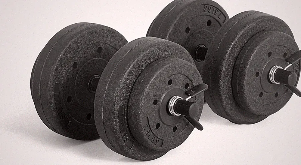Rust Resistant Dumbbell Adjustable Weights