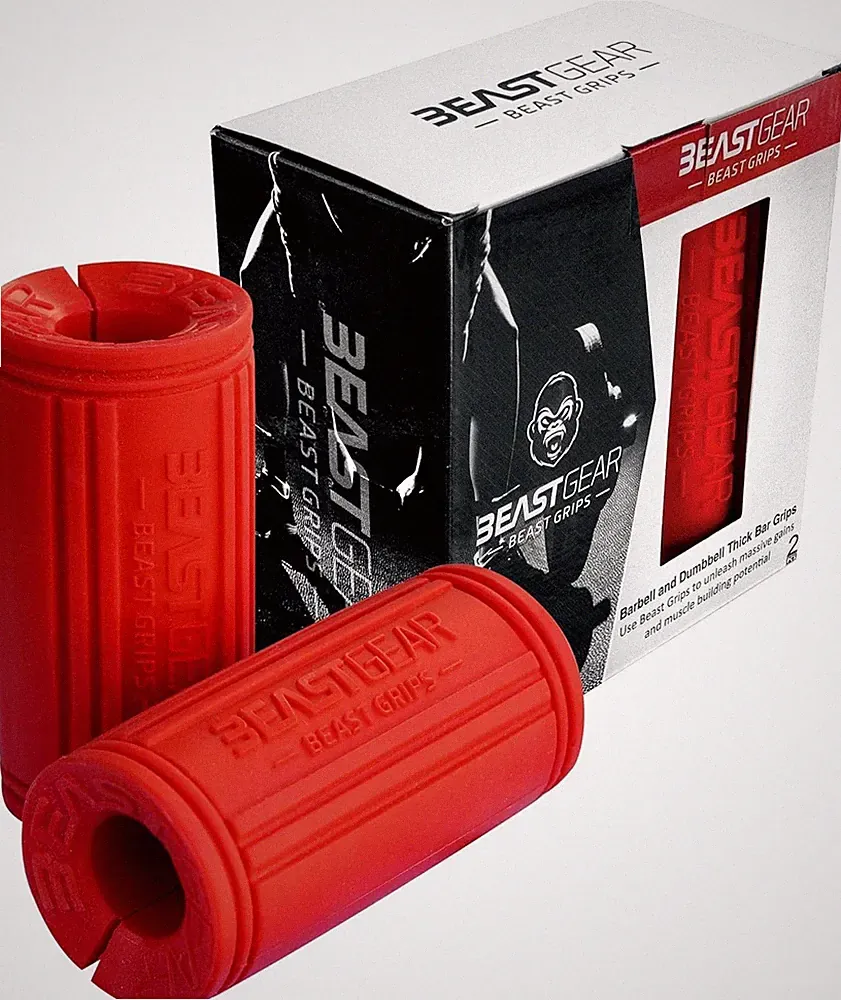 Barbell and Dumbbell Bar Grips for Weightlifting & Muscle Building - Strength