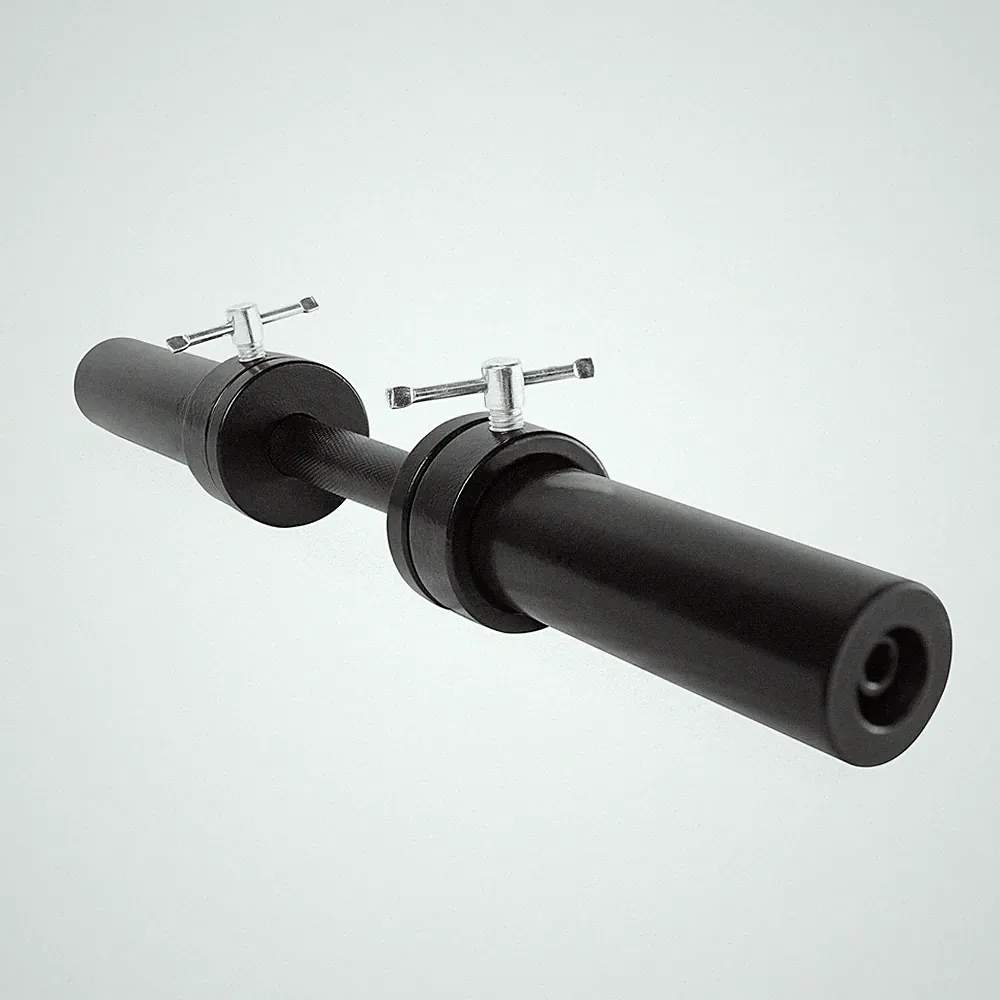 Barbell black Olympic Solid 20 Dumbbell Handle (OBIS-20B)