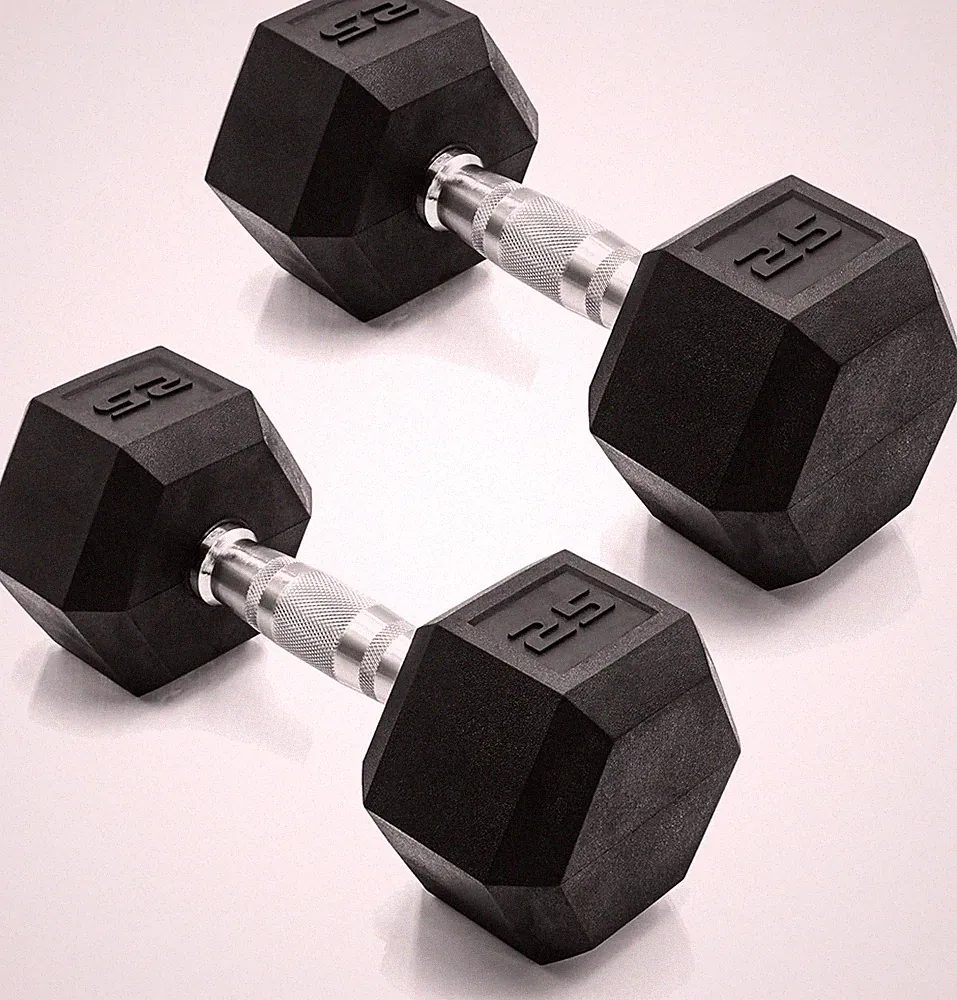 Barbell Coated Dumbbell Weight | Multiple Options Pairs & Sets