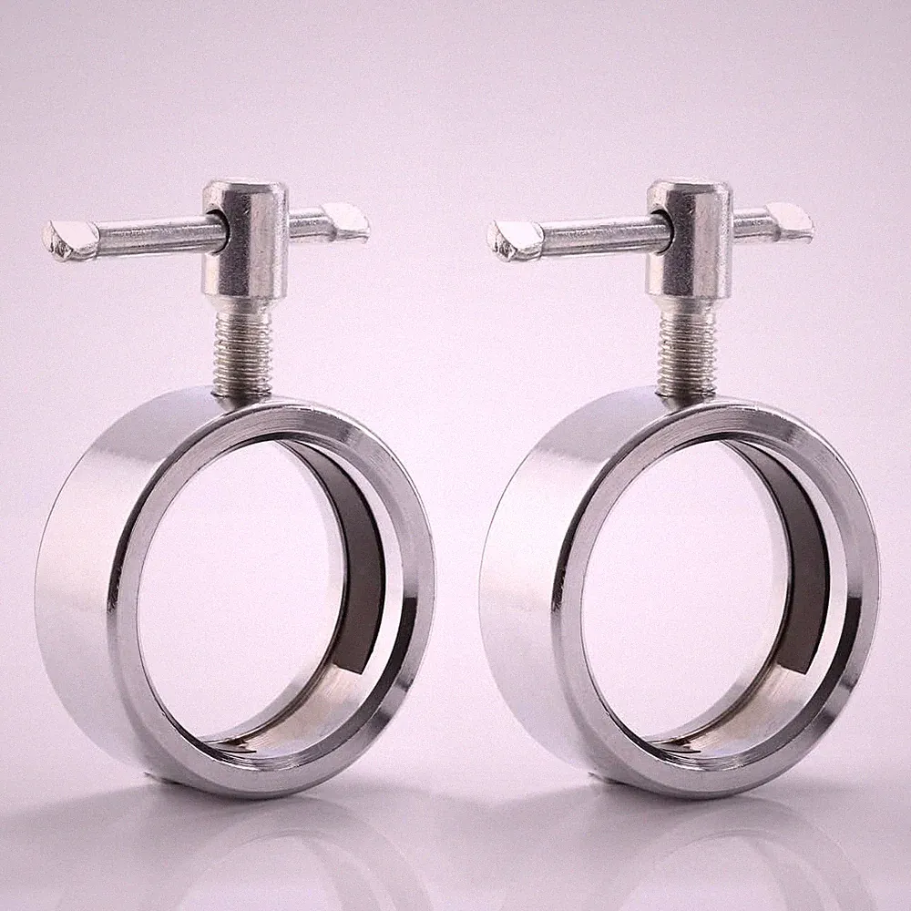 Barbell Collars,Pair of Quick Release Stainless Steel 2 inch Olympic Weight Bar