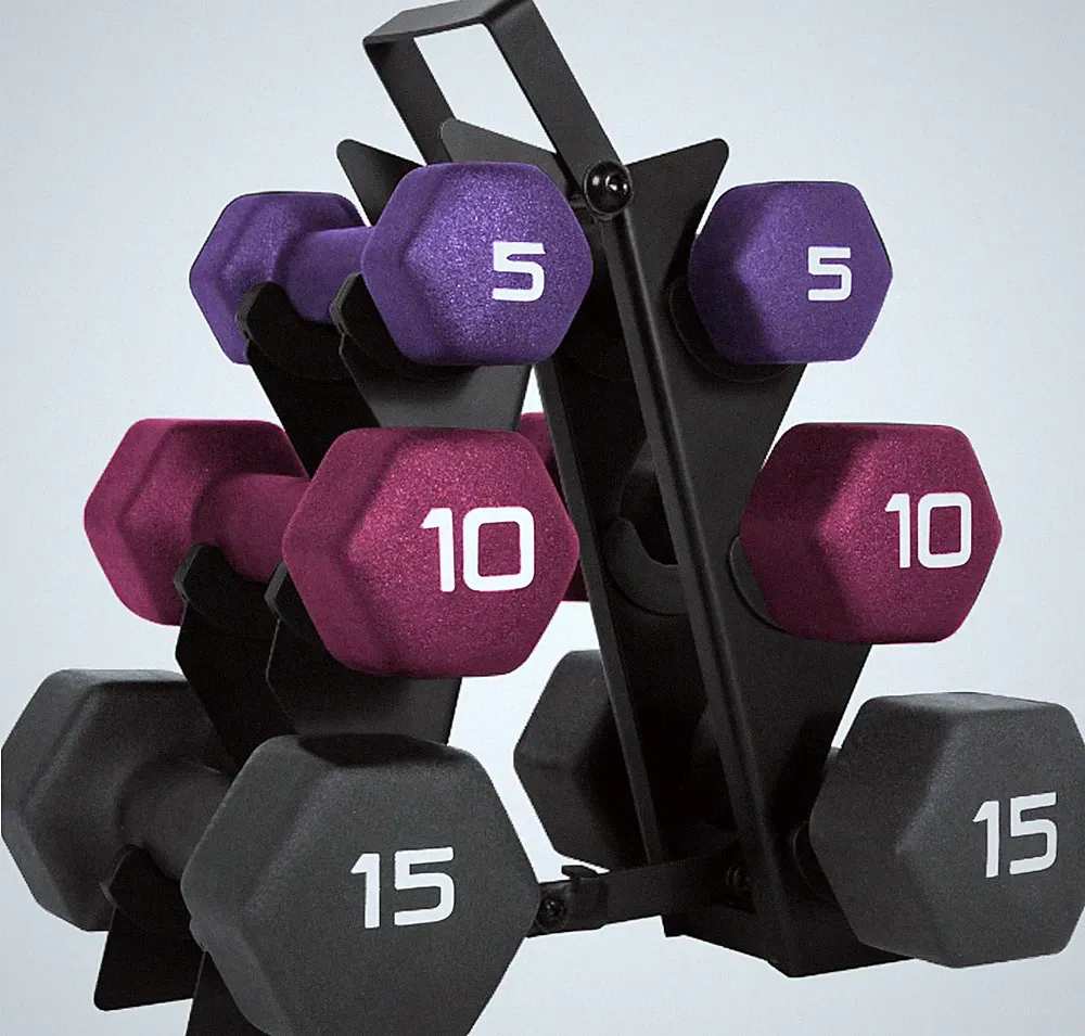 Barbell Color Series Neoprene Dumbbell Weights - Pairs & Sets
