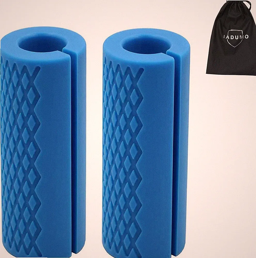 Barbell Grips - Thick Dumbbell Grips Arm Blaster Adapter with High-Density