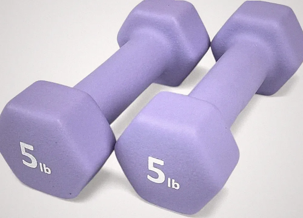 Barbell Neoprene Coated Hex Dumbbell Weights