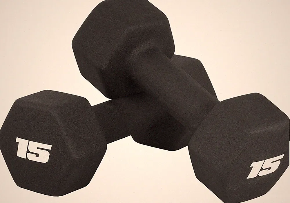 Barbell Neoprene Dumbbell Weights Pairs & Sets | Black