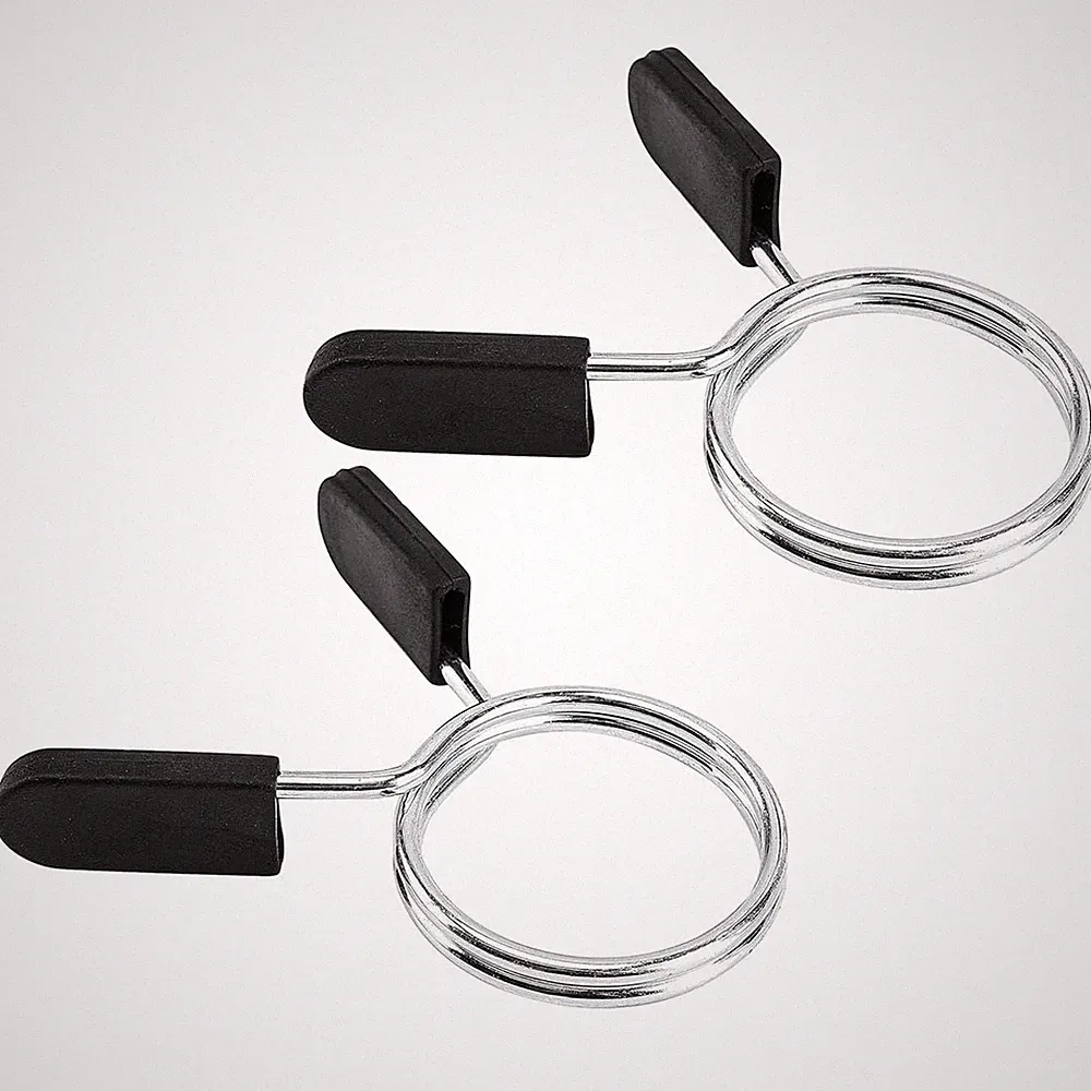 Barbell Spring Clip Dumbbell Circlip Collars Olympic Barbell Weight Bars Weig...