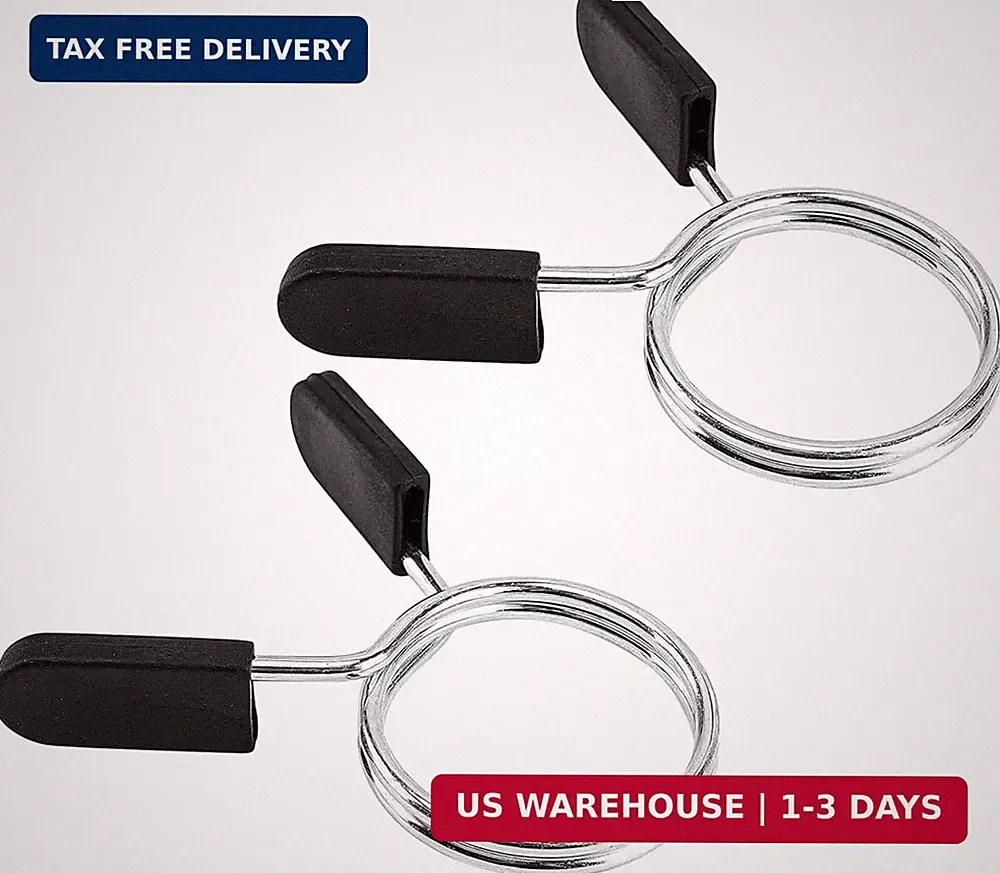 Barbell Spring Clip Dumbbell Circlip Collars Olympic Barbell Weight Bars Weightl