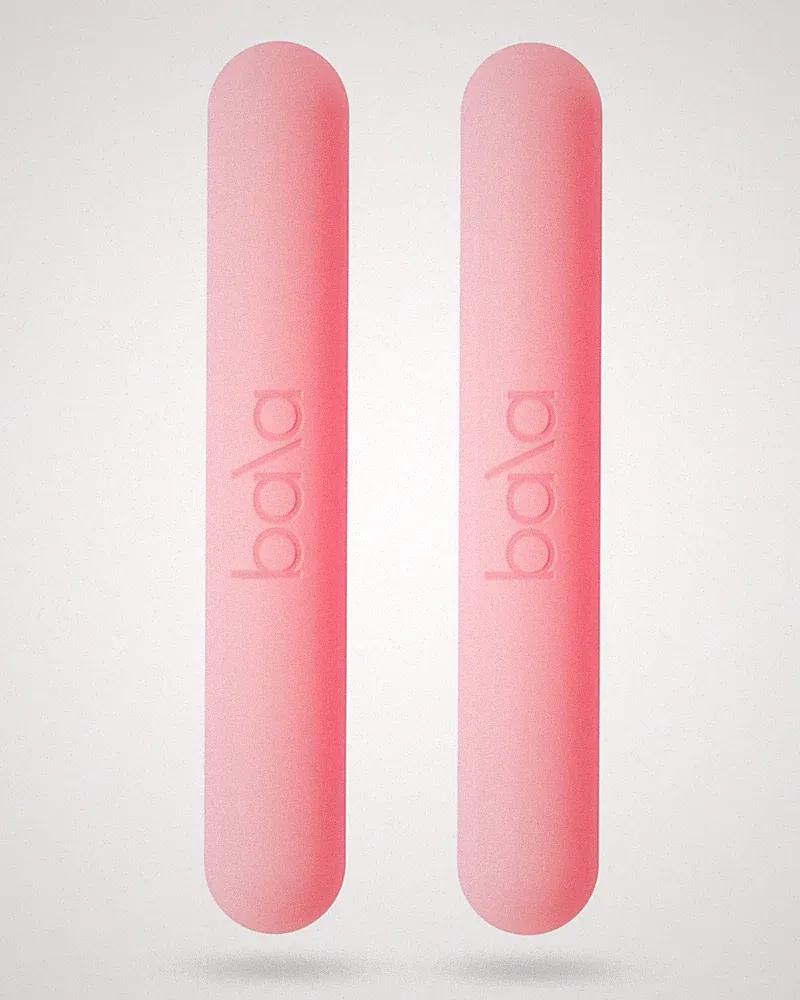 Bars Dumbbell Set for & Men, 1lb (Blush) - Set of 2 Bars Designed for Walking...