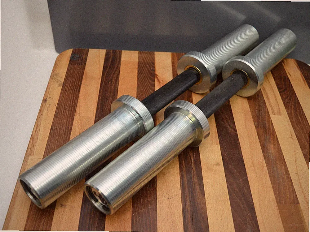 BELLS of STEEL - Loadable Olympic Dumbbell Handles - Serious Lifting Equipment!