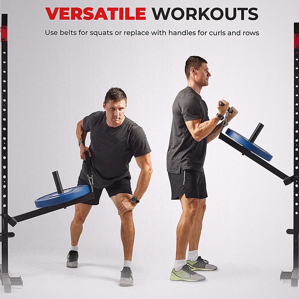 Belt Squat Versatile Attachment for Power Racks and Cages Home Gym Workout
