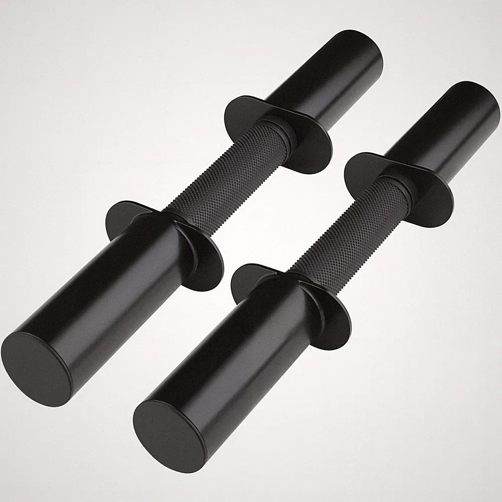 Best of 16 Olympic Dumbbell Handles for 2Inch Plates, Loadable Bars with Knurled
