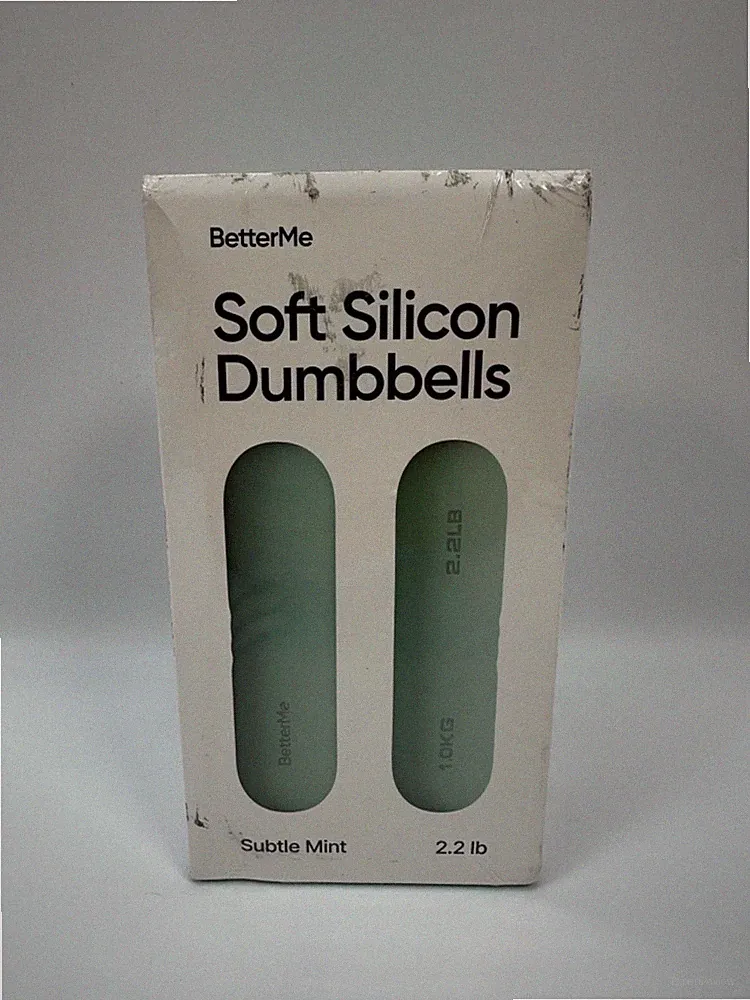 BetterMe Soft Silicon Dumbbells for Pilates 2.2 Lbs