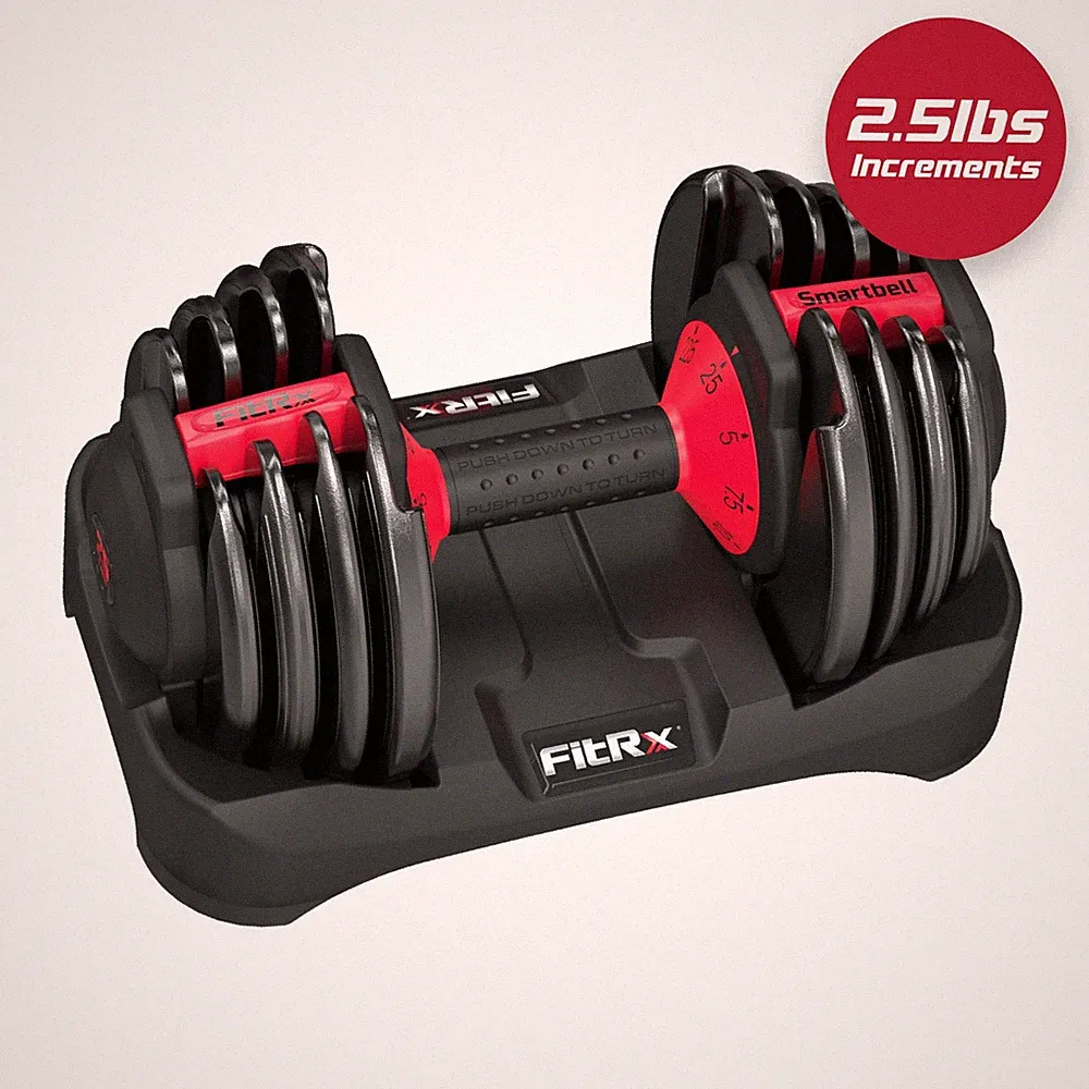 BIG SALE! FitRx SmartBell, 9 in 1 Adjustable Dumbbell, 25 lb FREE SHIPPING US