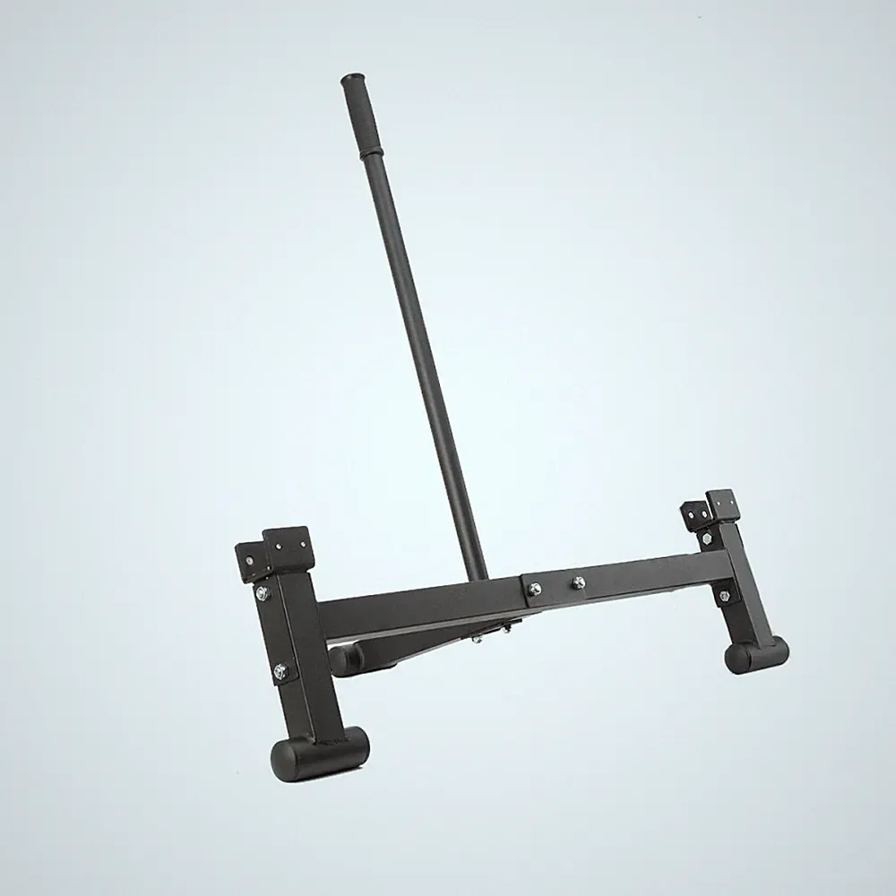 Bilateral Barbell Changer Fitness Full Deadlift Barbell Jack Stand 220 lbs Black