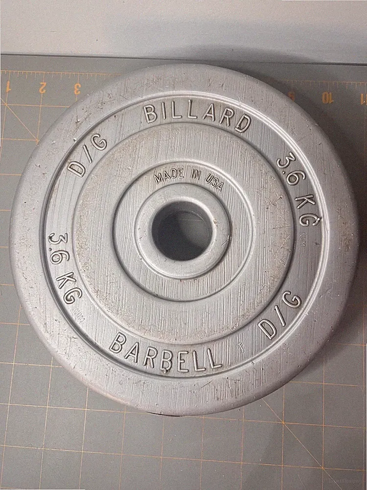 Billard Barbell 8lbs 3.6kg Dumbbell Weight Plate 3.6 kg 8 lb Dumbbell Training