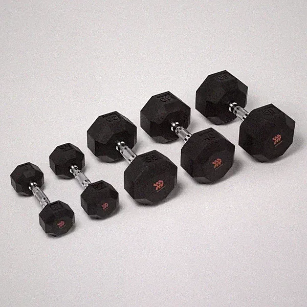 BLACK - ALL IN MOTION HEX DUMBBELL 8LBS BLACK