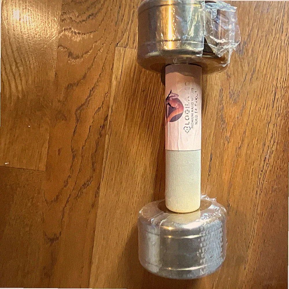 Blogilates Premium Hand Weight 10 lb Fixed Dumbbell Single - Gold/White