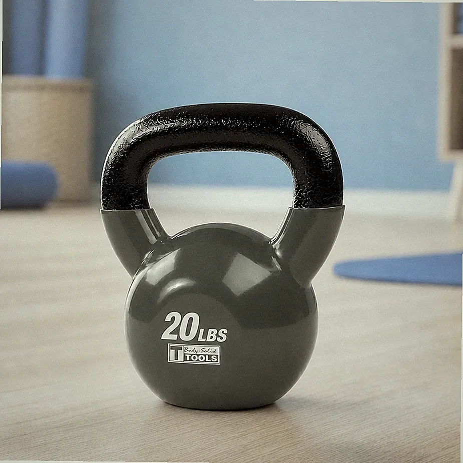 Body-Solid 20 lb Vinyl Dipped Kettlebell