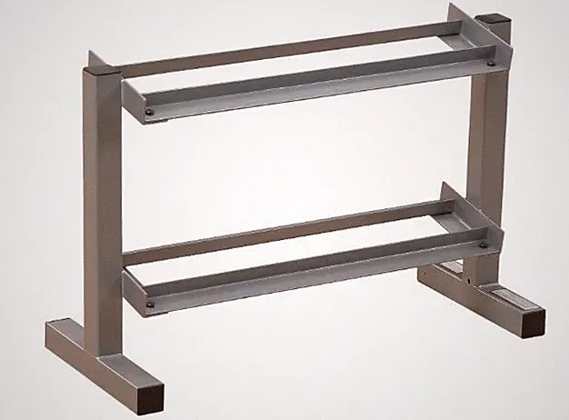 body-solid gdr60 2 tier horizontal dumbbell weight rack