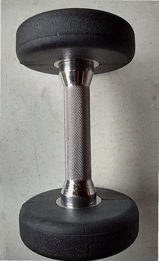 Body-Solid Premium Round Rubber Dumbbell, 10 lb. SDPS