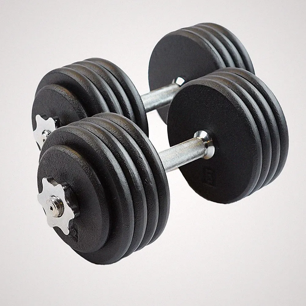 Body-Solid Tools Adjustable Dumbbells, 5 lb. to 45 lb. Pair