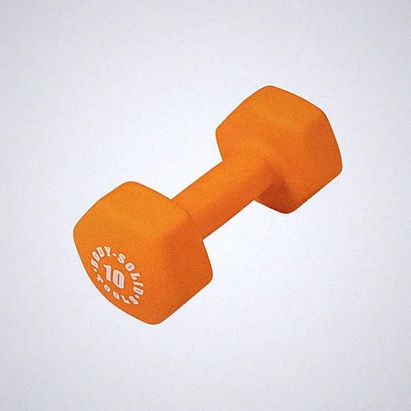 Body-Solid Tools Neoprene Dumbbell for Weight and Aerobic Training for Women
