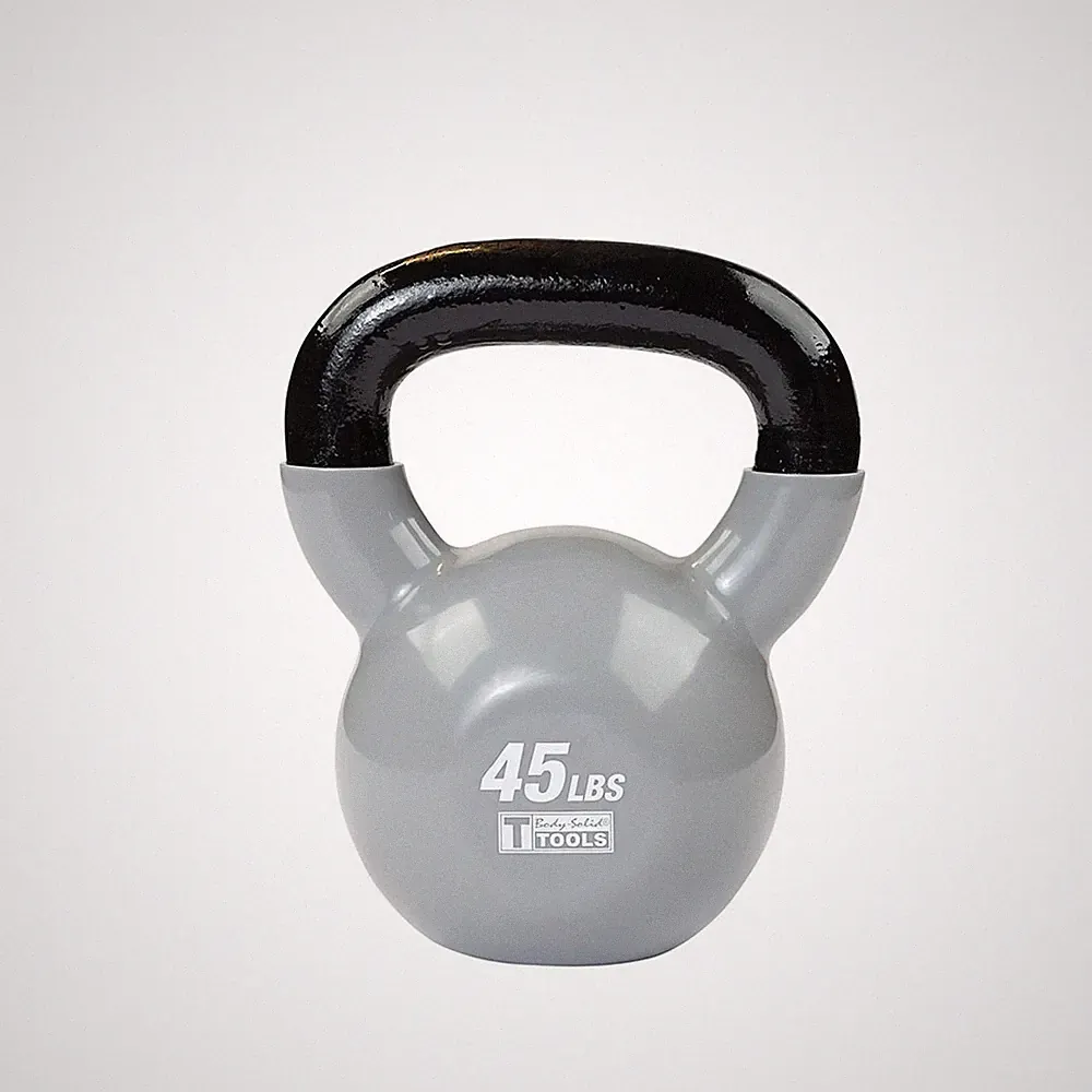 Body-Solid Vinyl Dipped Kettlebells and Sets, from 5 to 50 lb.