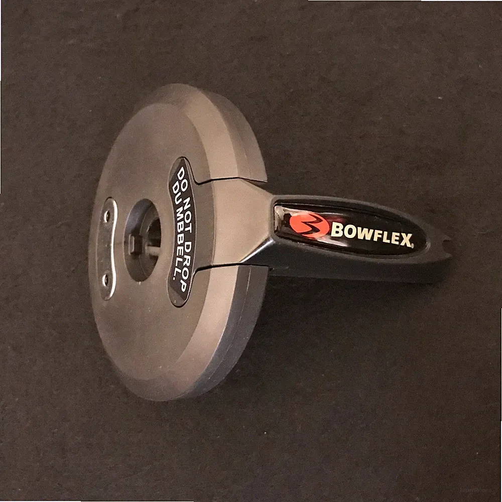 Bowflex 1090 Dumbbell Replacement Handle Part Black Tab Endcap Dial Lock Disc