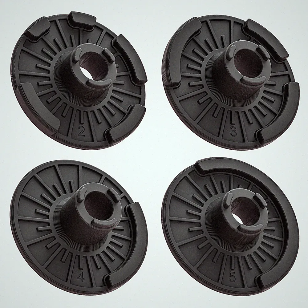 Bowflex / Nautilus Selecttech 552 Series 2 Disc 2 3 4 5 Replacement Discs