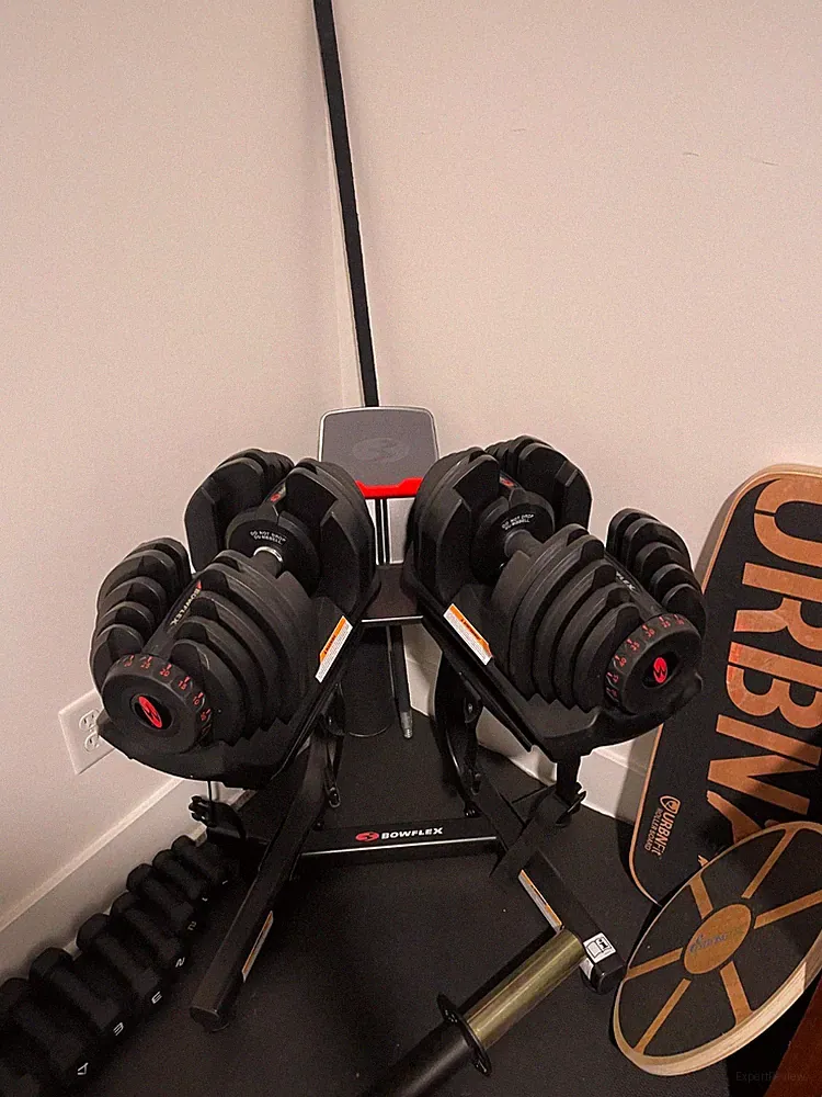 Bowflex SelectTech 1090 Adjustable Dumbbells (Set of Two) w/Stand