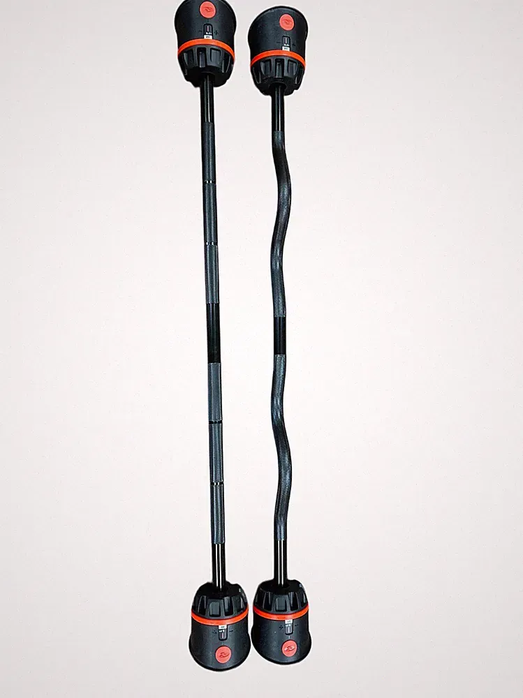 Bowflex SelectTech 2080 two bars together, curl and straight