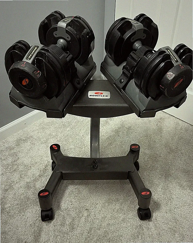 Bowflex SelectTech 220 2.5-20lbs Adjustable Dumbbells with Stand