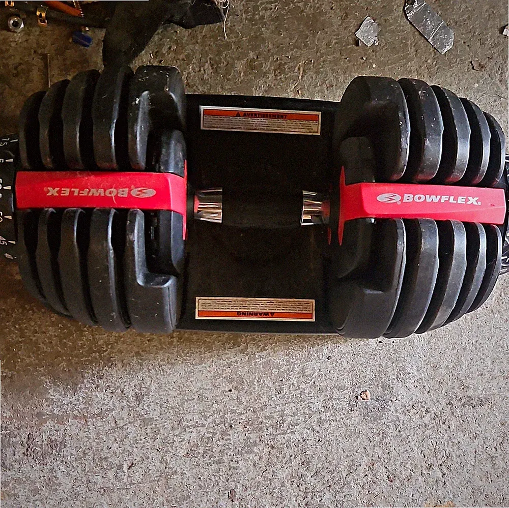Bowflex SelectTech 552 Adjustable Dumbbells Set (2) w/ Stand 5-52.5 lb
