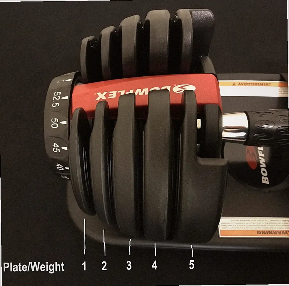 Bowflex SelectTech 552 Dumbbells Plate 4 Replacement Weight 7lb 7oz SERIES 2