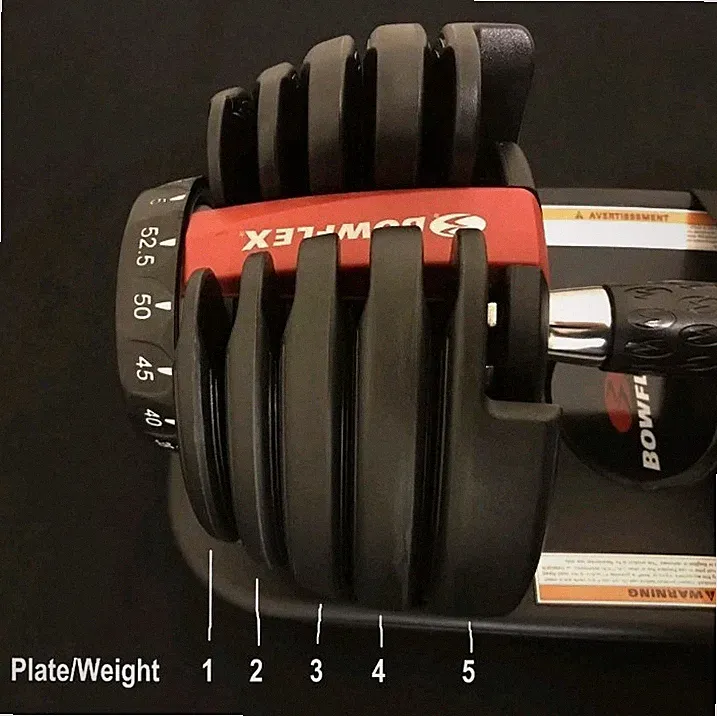Bowflex SelectTech 552 Dumbbells Plate 5 Replacement Weight 7.9lb SERIES 2 ONLY