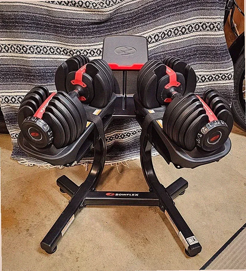 Bowflex SelectTech 552 Dumbbells With Media Stand