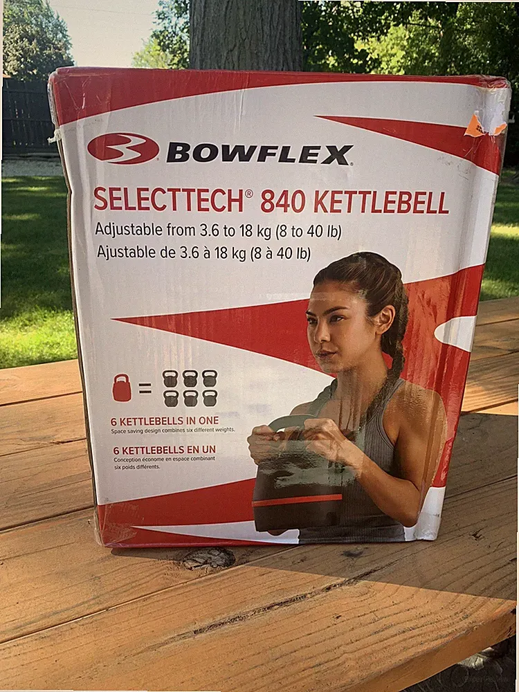 Bowflex SelectTech 840 Kettlebell - 100790, Adjusts from 8 - 40 lbs IN HAND NEW