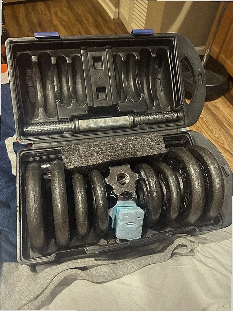 Bowflex SelectTech Adjustable Dumbbell with Tray – Single Dumbbell