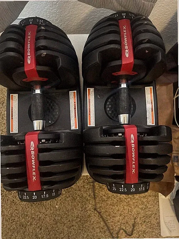 Bowflex Dumbbells 15 Lbs Pair